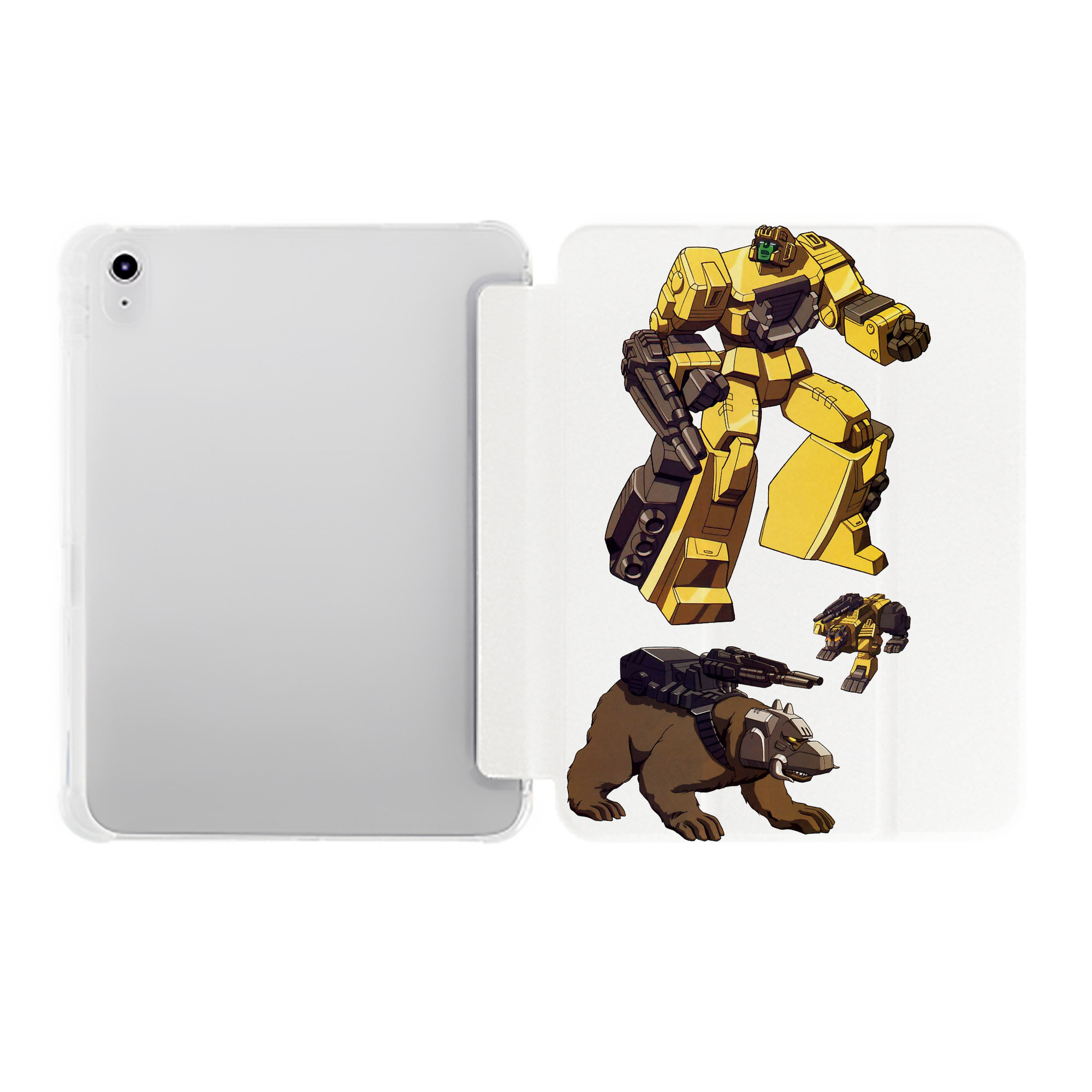 （画像用）  IPad ケース ペン収納付き 三つ折りスタンド PUレザー×シリコン 対応機種9.5/10.5/10.9インチ